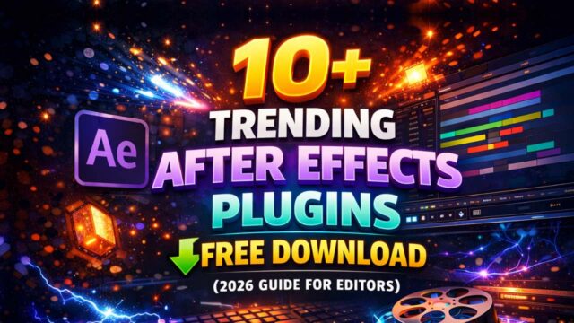 10+ Trending After Effects Plugins Free Download (2026 Guide for Editors)