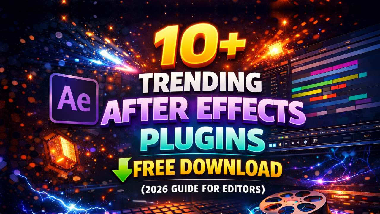 10+ Trending After Effects Plugins Free Download (2026 Guide for Editors)
