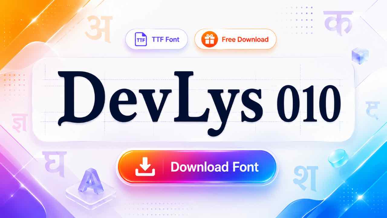 devlys 010 font download and install guide