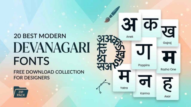20 Best Modern Devanagari Fonts