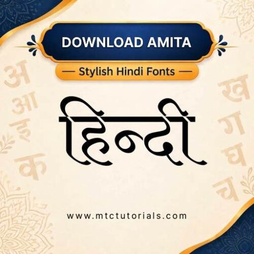 Amita Hindi Font