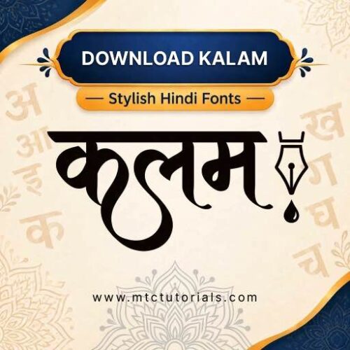 Kalam hindi font