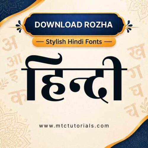 Rozha hindi font