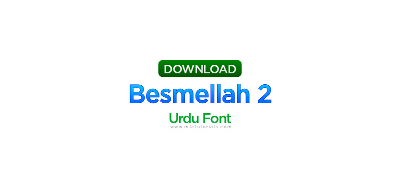 Besmellah 2 font