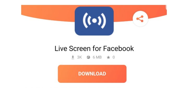 Live screen for Facebook. Have you ever wanted to share your game play or screen presentation with your Facebook friends?