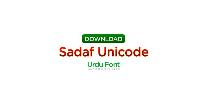 Sadaf Unicode Font