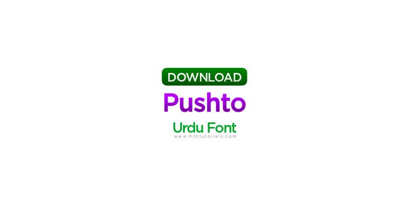 Pushto Unicode Urdu Font