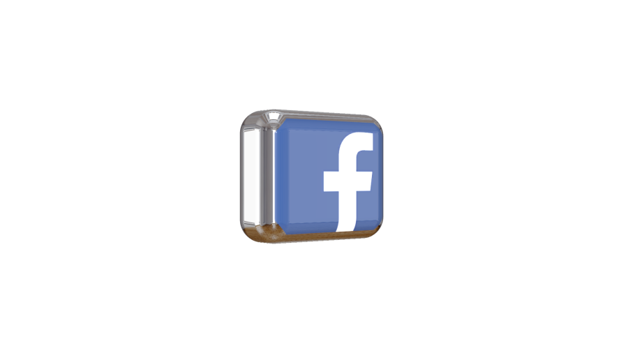 Facebook 3d png logo mtc tutorials