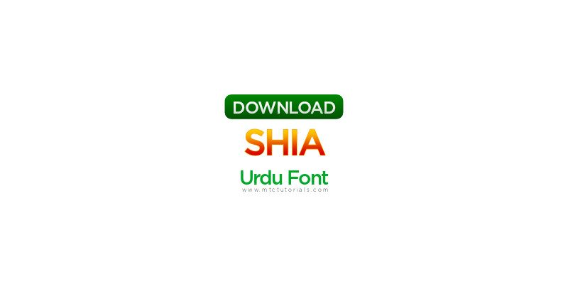 Shia Symbol Fonts