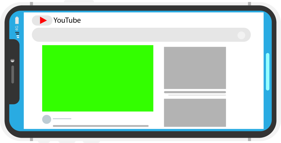 Mobile phone PNG free Ae template subscribe button