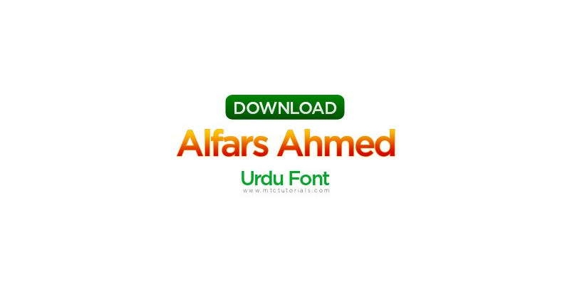 Alfars Ahmad Fonts