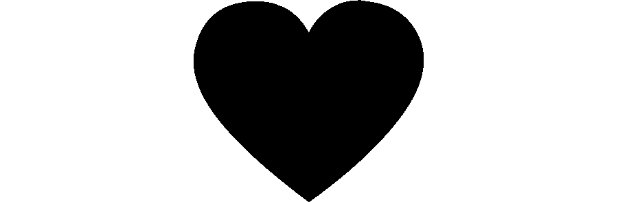 Heart Icon Black PNG