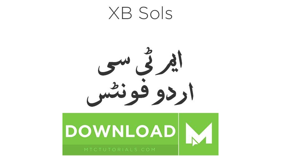Download Urdu fonts XB Sols